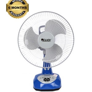 CLICK Rechargeable Table Fan 12″
