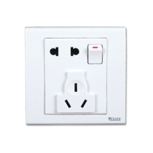 CLICK-TULIP-MULTI SOCKET WITH SWITCH,13A