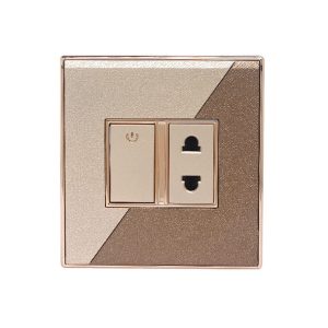 Click Marigold 2 PIN SOCKET WITH SWITCH
