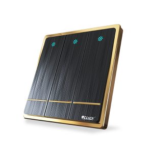 CLICK Harmony 3 GANG 1 WAY Switch, 16A